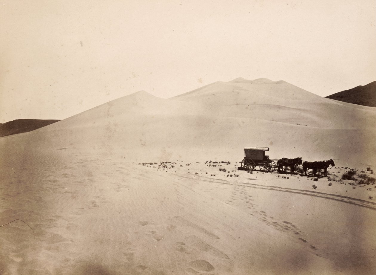 Sand Dunes, Carson Desert, Nevada by Timothy H. OSullivan