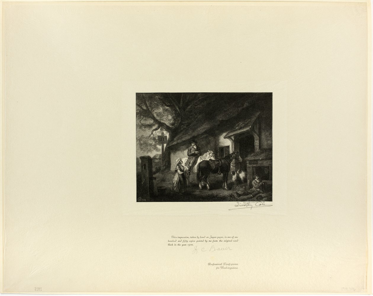 The Halt, from Old English Masters by Timothy Cole