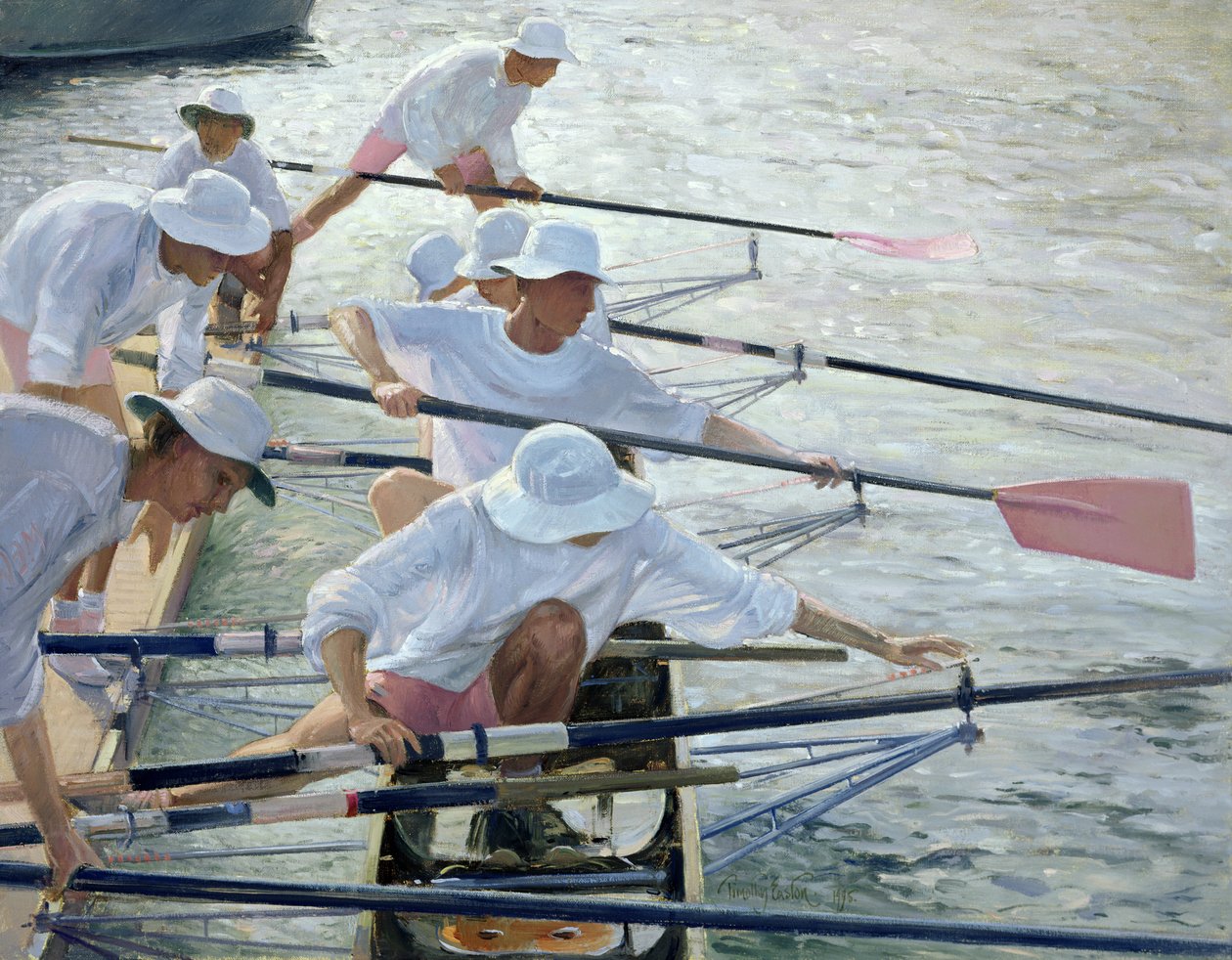 Securing Oars, Henley by Timothy Easton