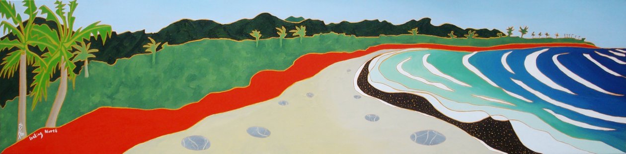 Dulan Beach Looking North, 2010 by Timothy Nathan Joel