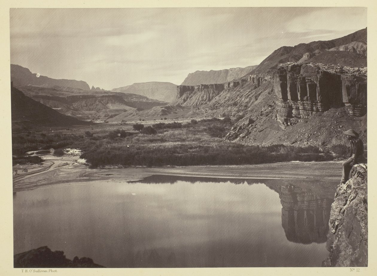 Looking Across the Colorado River to the Mouth of Paria Creek by Timothy O