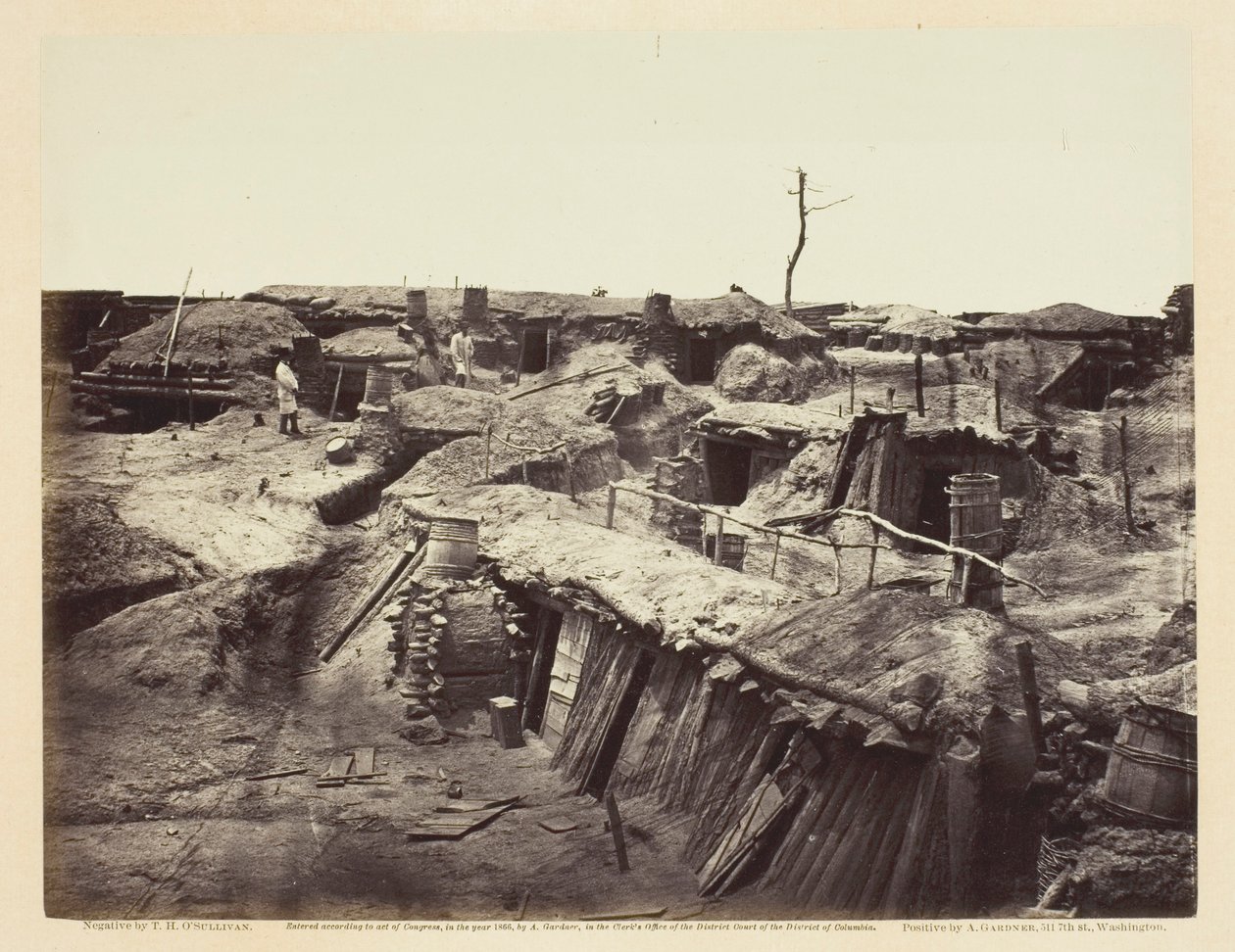 Quarters of Men in Fort Sedgwick by Timothy O