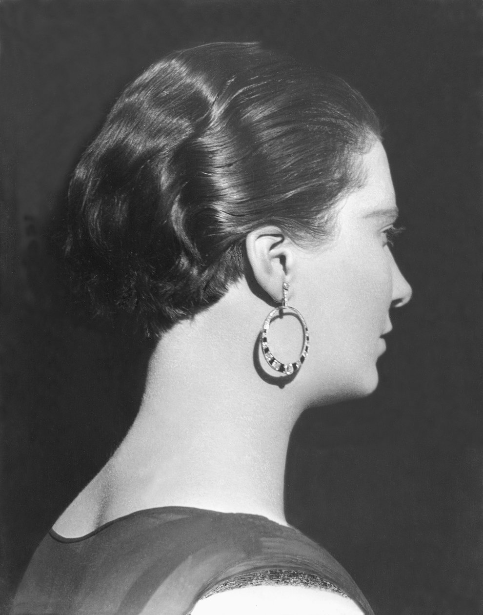 Woman with Earring, Mexico City, c.1928 by Tina Modotti