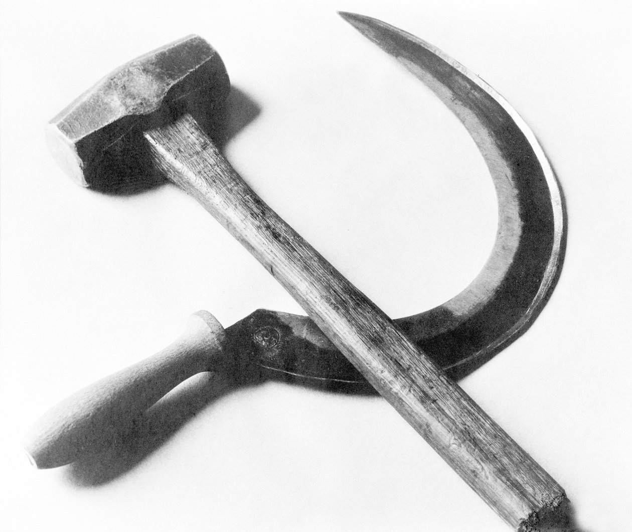 Mexican Revolution: Hammer and Sickle, Mexico City, 1927 by Tina Modotti