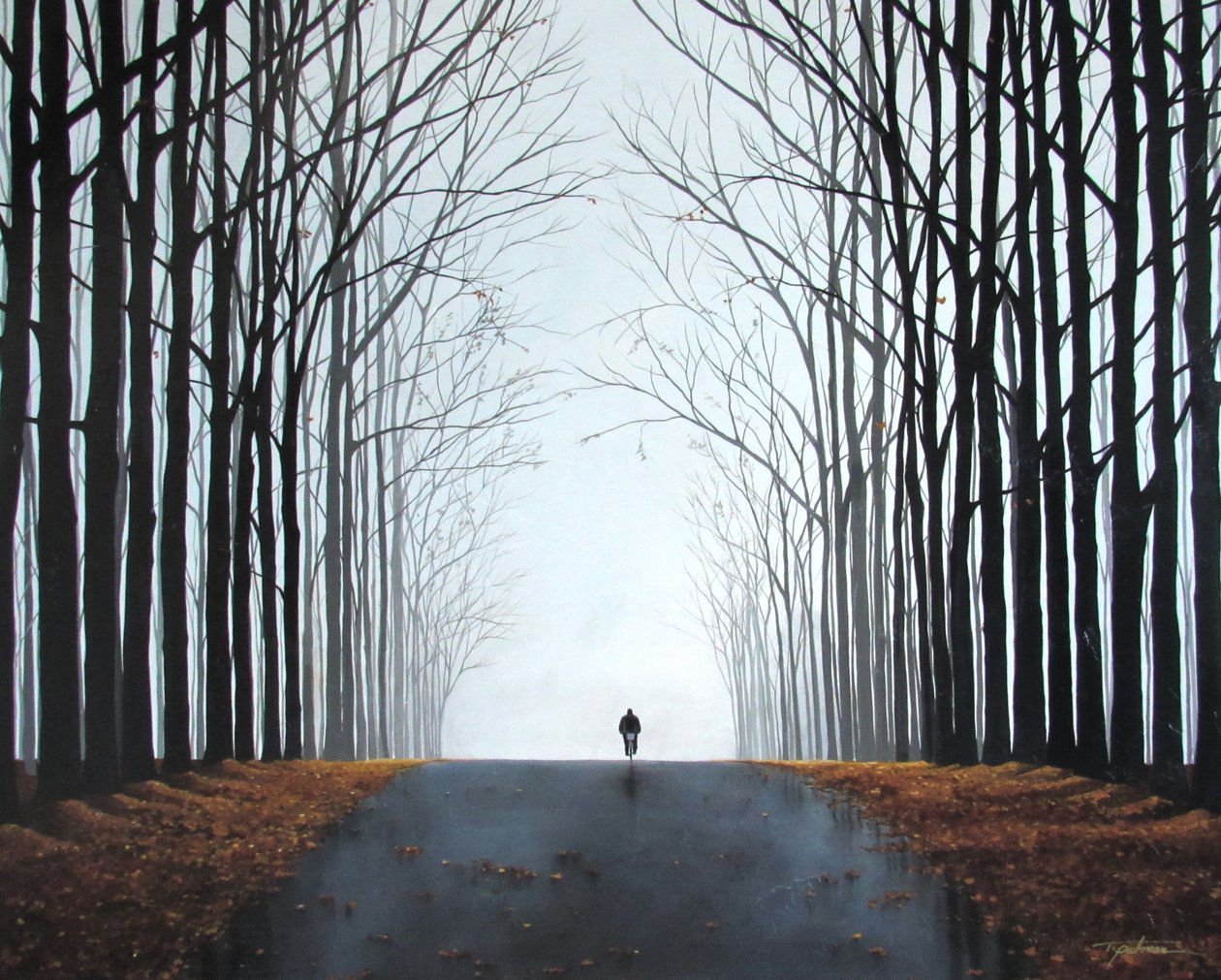 Morning Bike by Tina Palmer