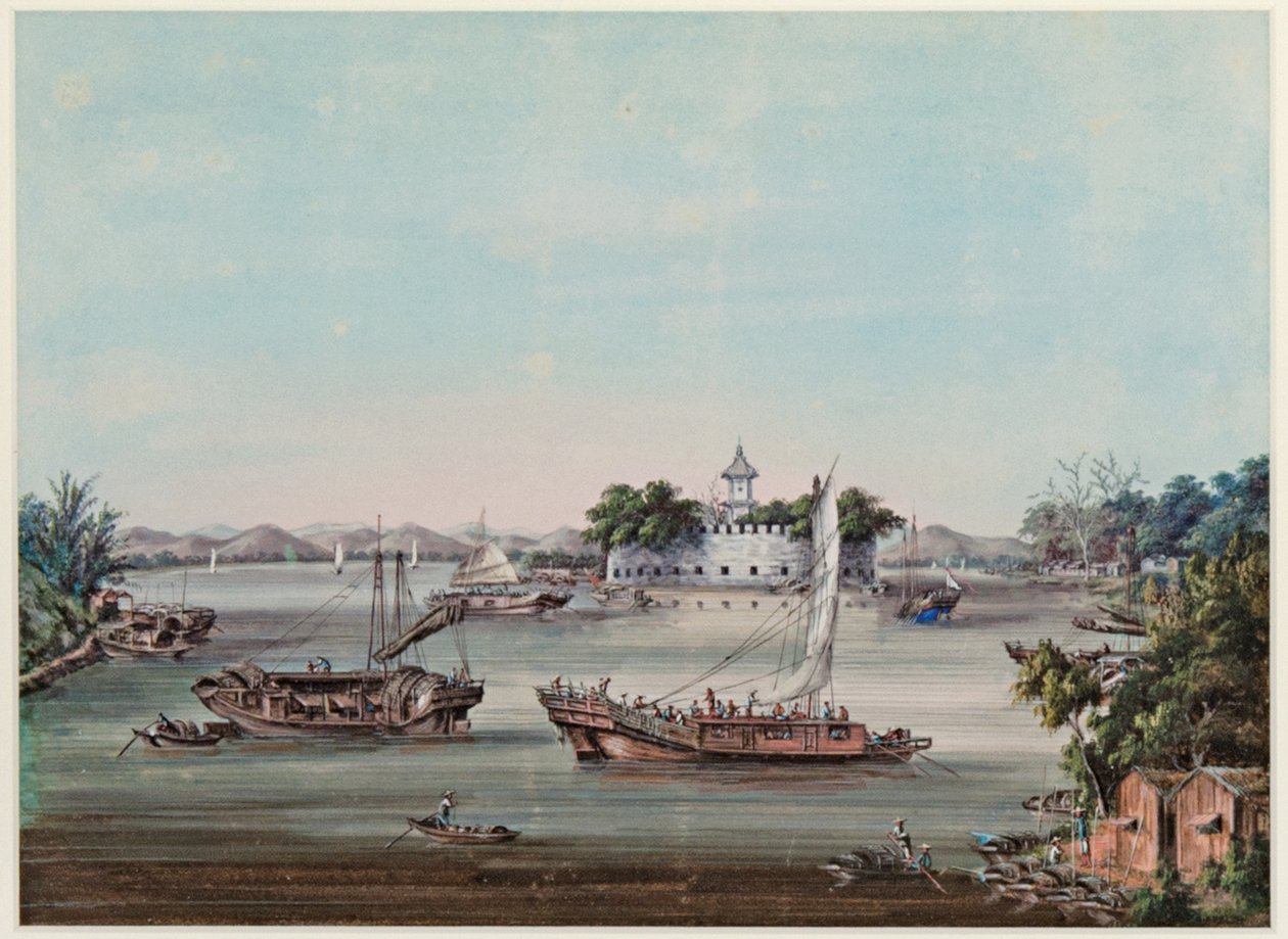 Dahuangjiao Fort, Pearl River by Tingqua