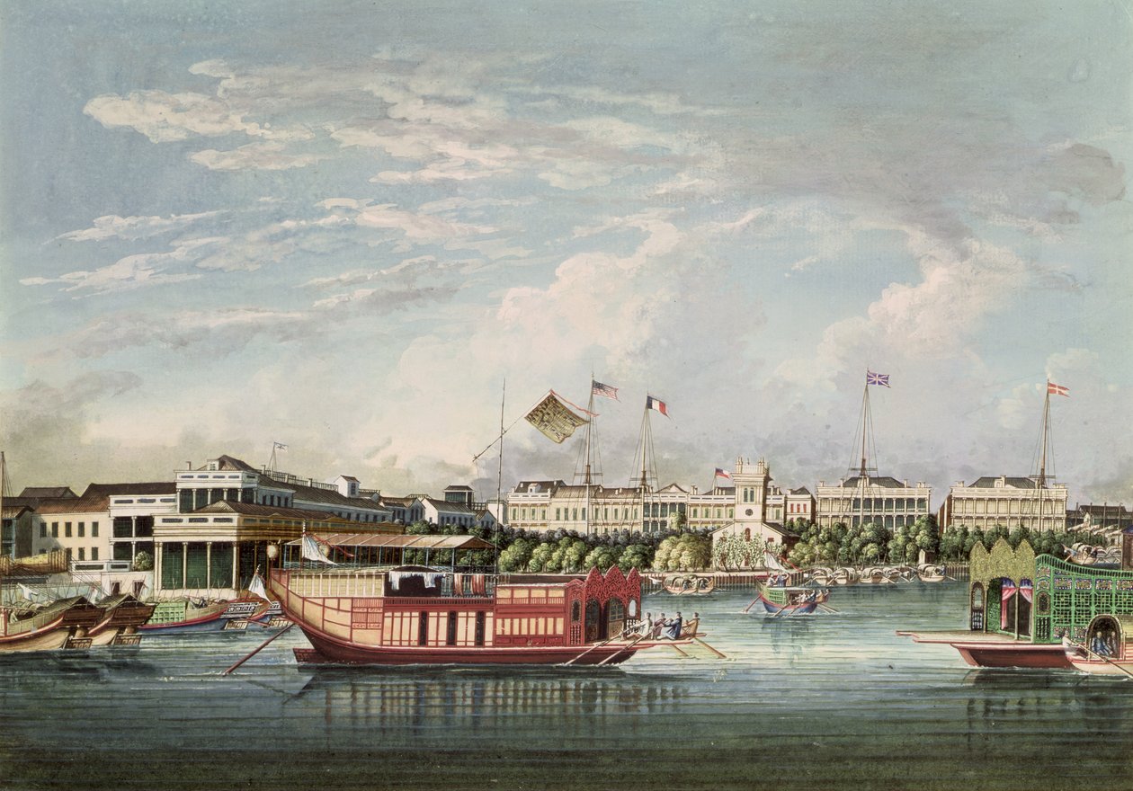 View of Canton, c.1860 by Tinqua