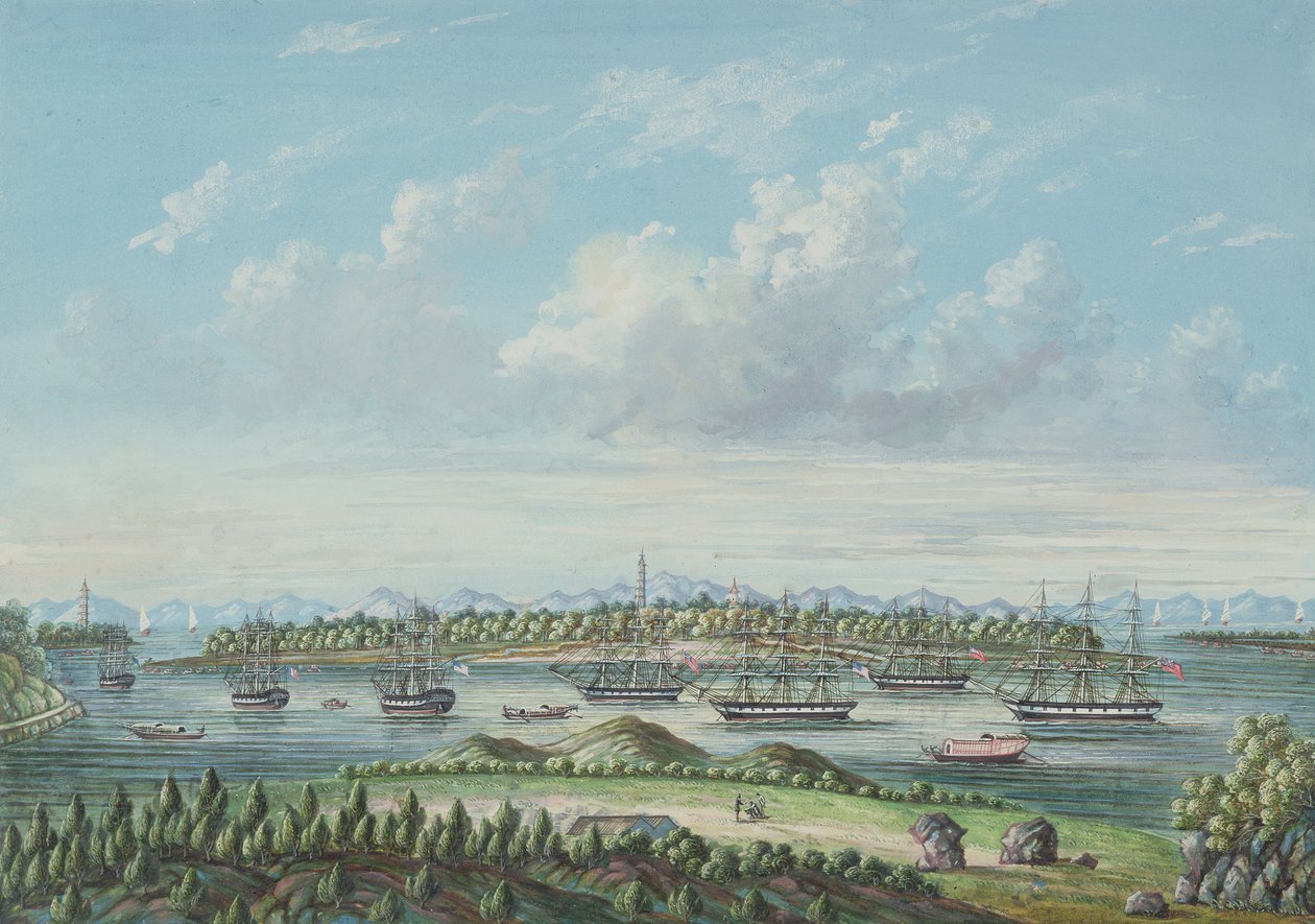 View of Whampoa, c.1860 by Tinqua