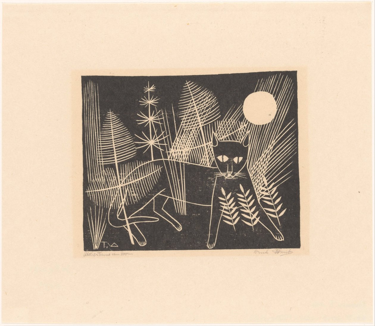 Jeroen on the Hunt by Tinus van Doorn (signed by artist)