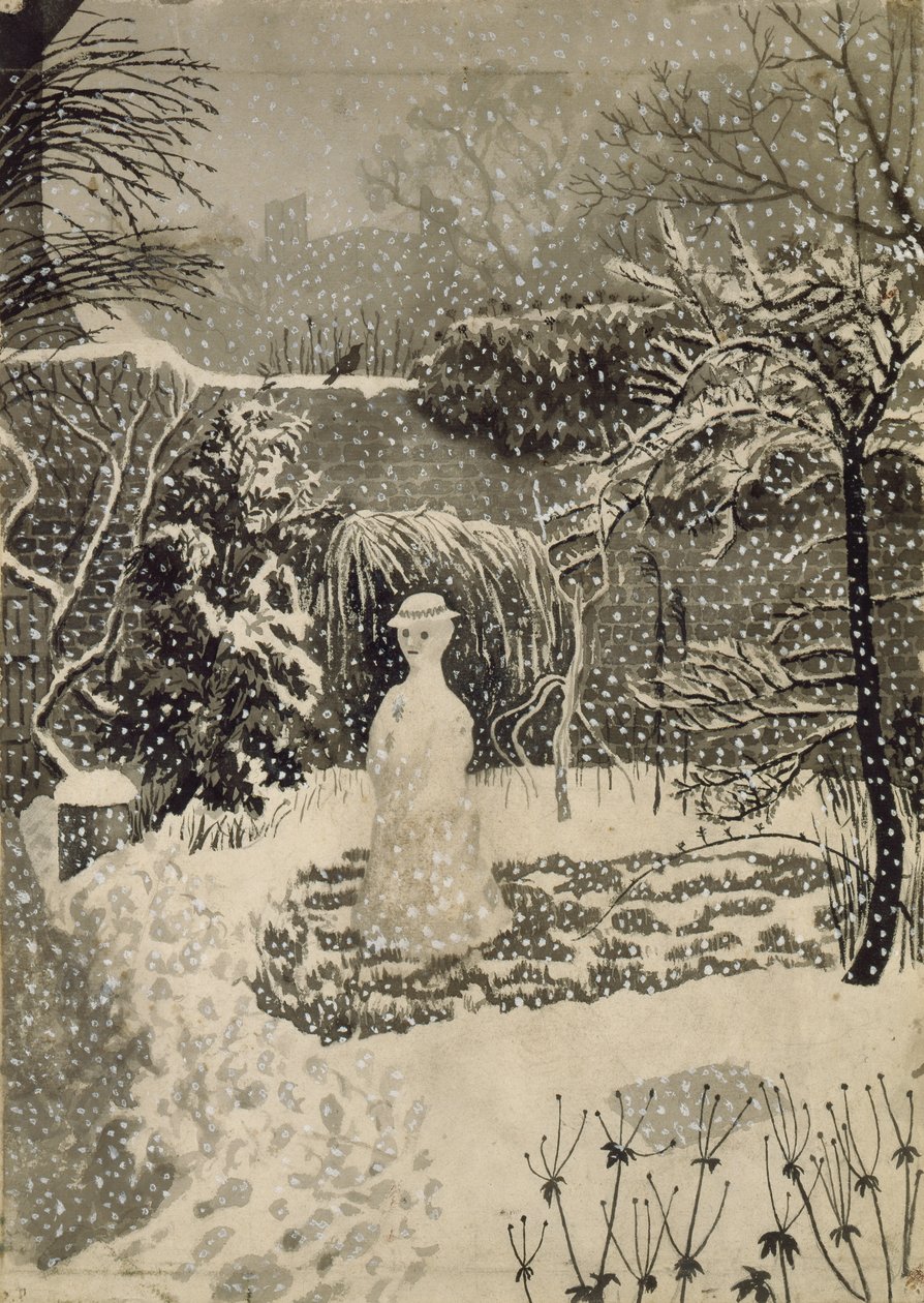 Snow-woman by Tirzah Ravilious