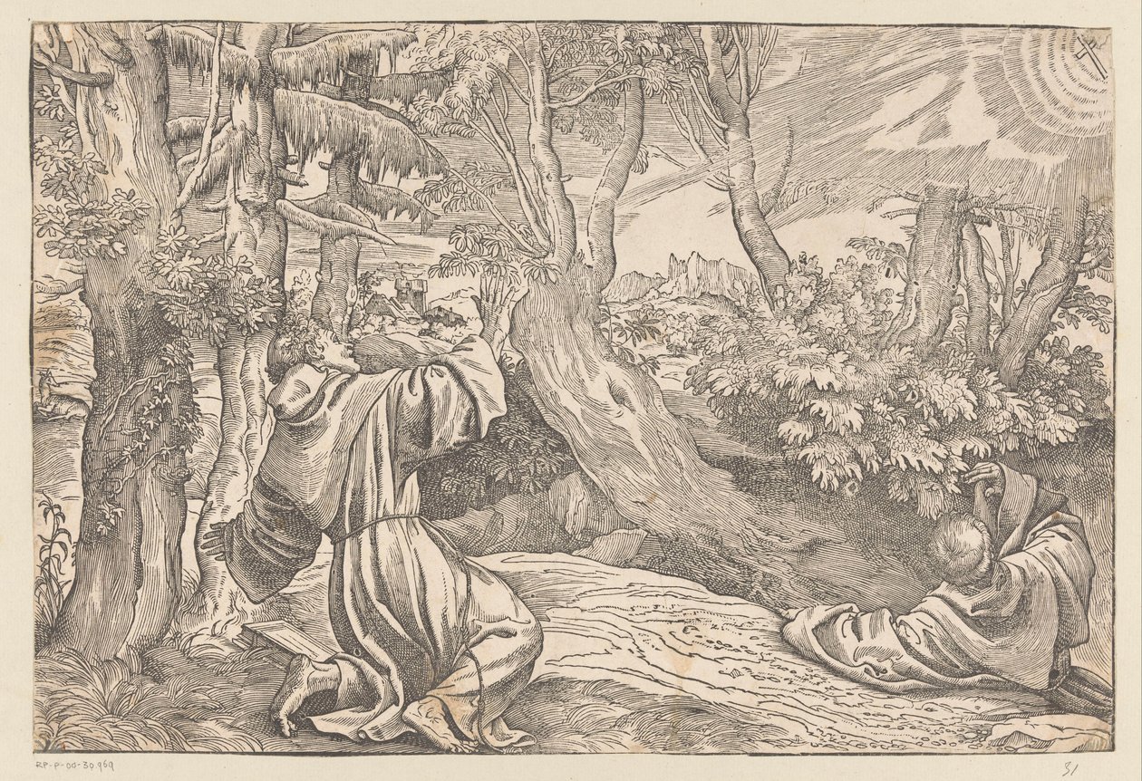 Saint Francis Receiving the Stigmata by Titiaan