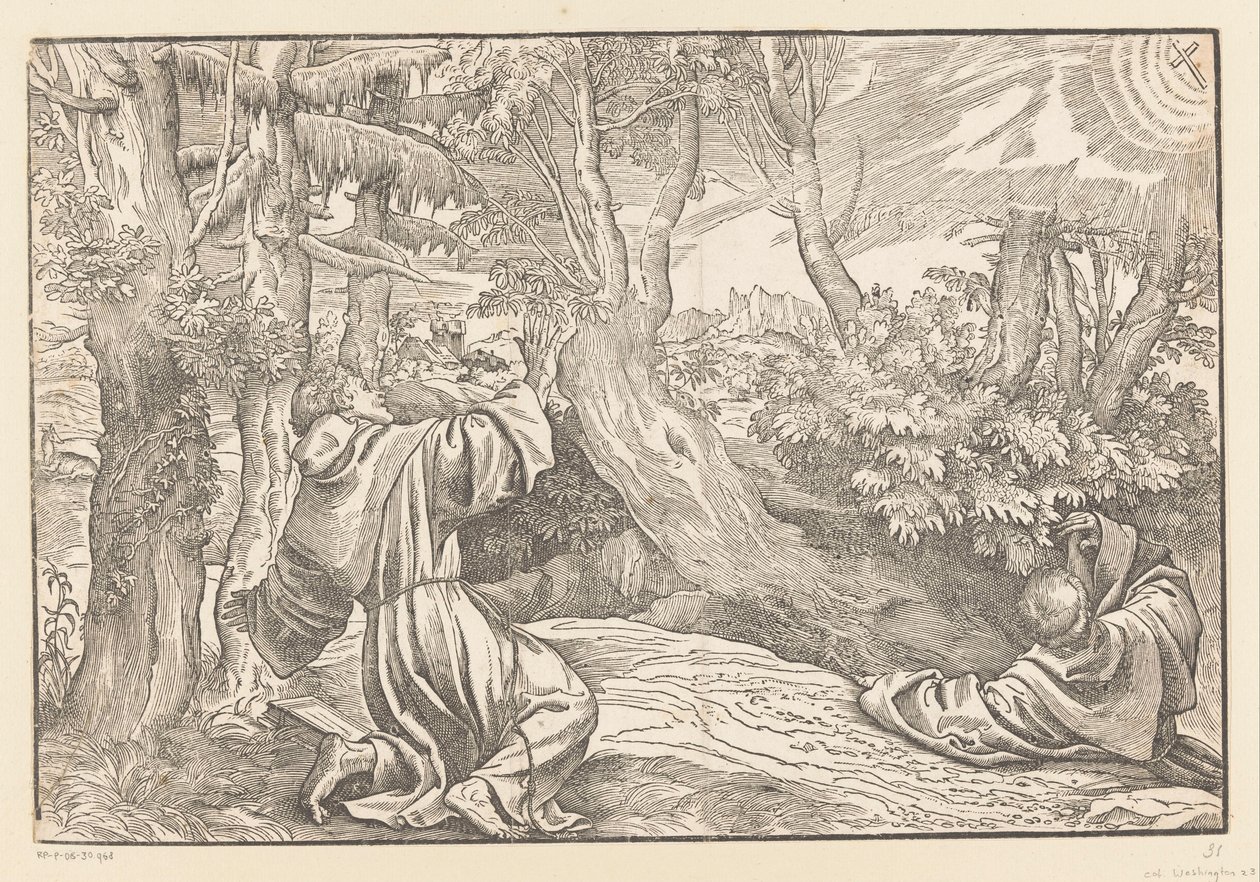Saint Francis Receiving the Stigmata by Titiaan