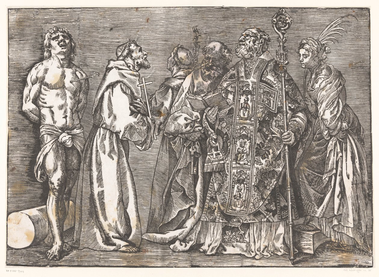 Six Standing Saints by Titiaan