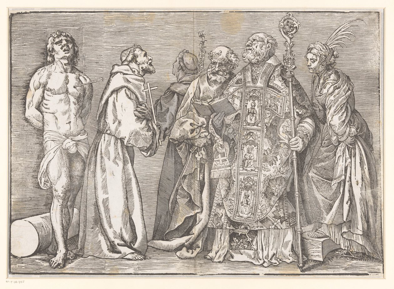 Six Standing Saints by Titiaan