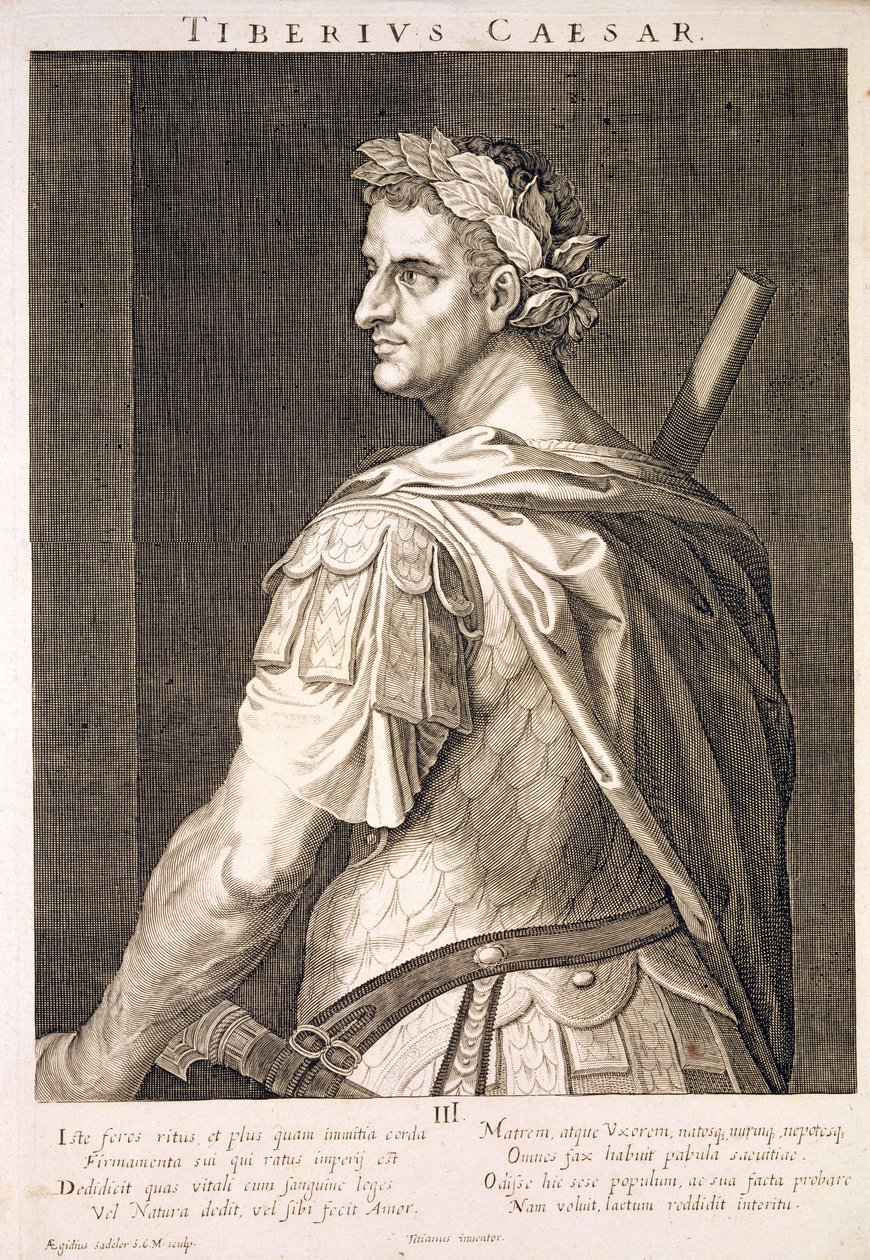 Tiberius Caesar, Emperor of Rome by Tiziano Vecelli