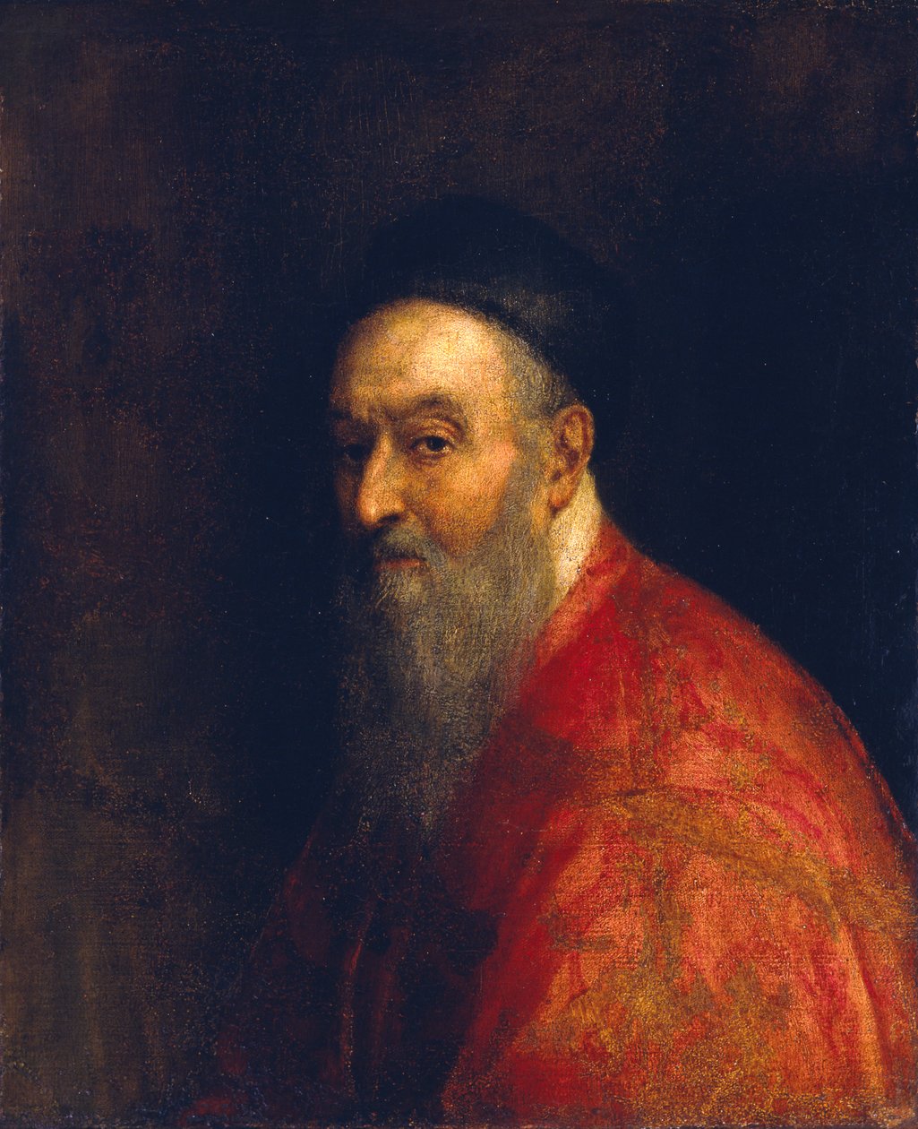 Portrait of a Venetian Senator by Tiziano Vecelli