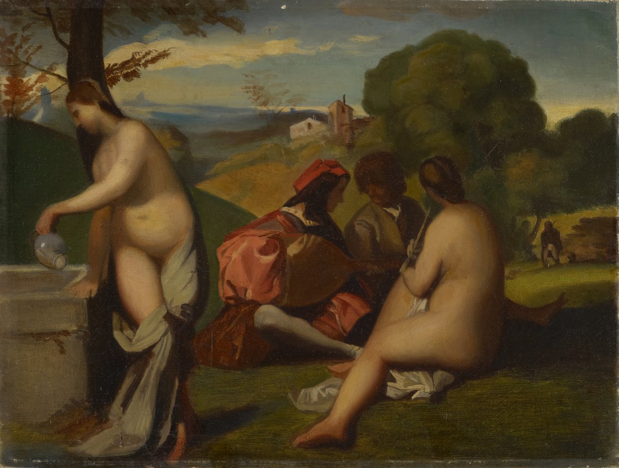 The Pastoral Concert, 1838-43 by Titian c.1488 1576 manner of Titian c.1488 1576 manner of