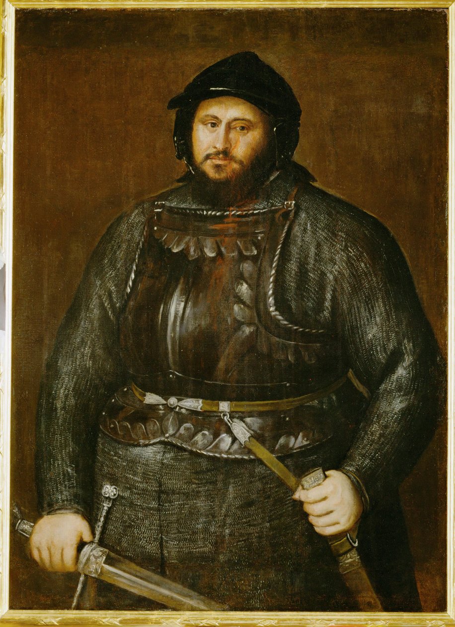 Johann Friedrich, Elector of Saxony in Armour by Titian (c.1488 1576)