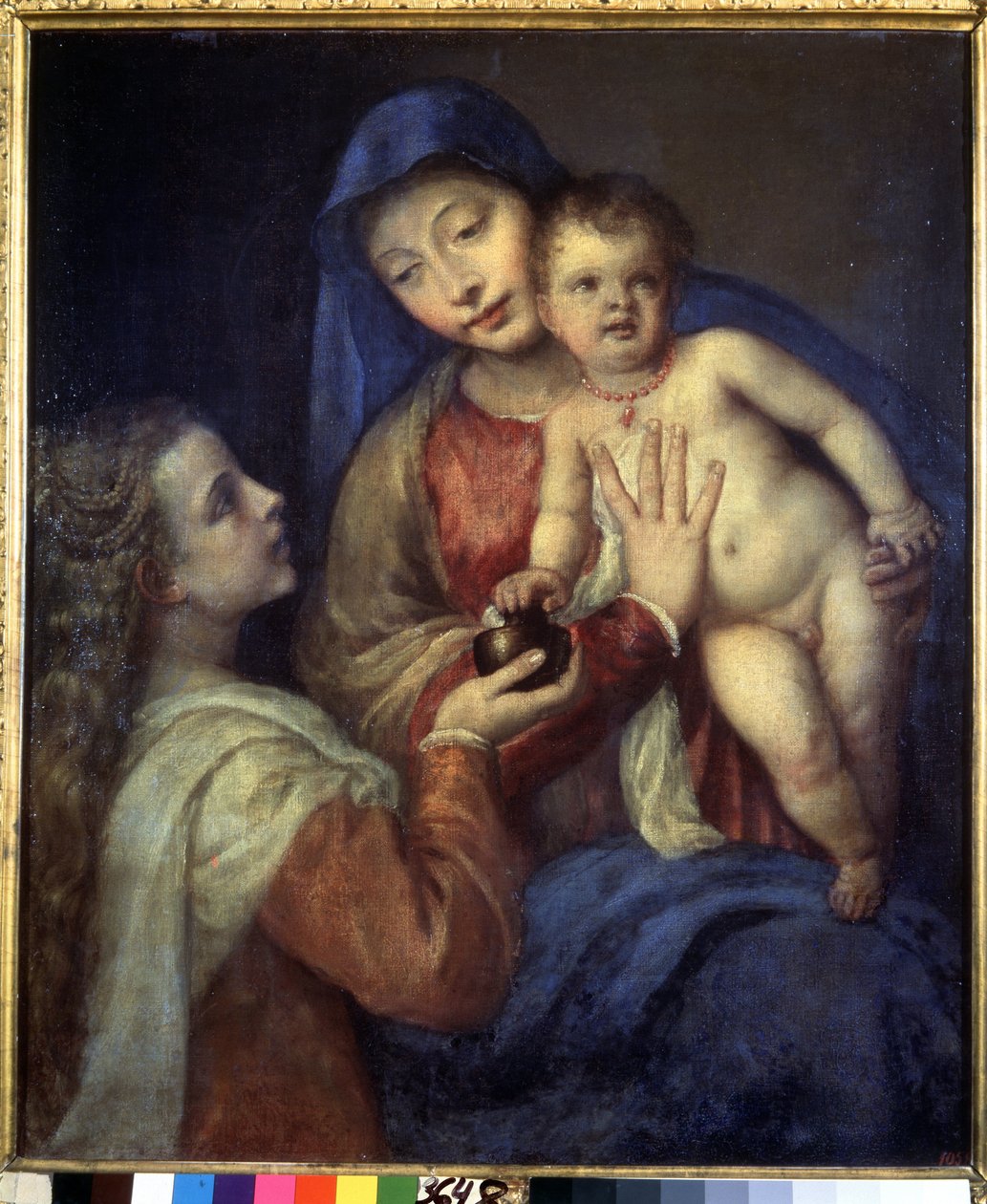 Madonna and Child with Mary Magdalen by Titian (c.1488 1576)