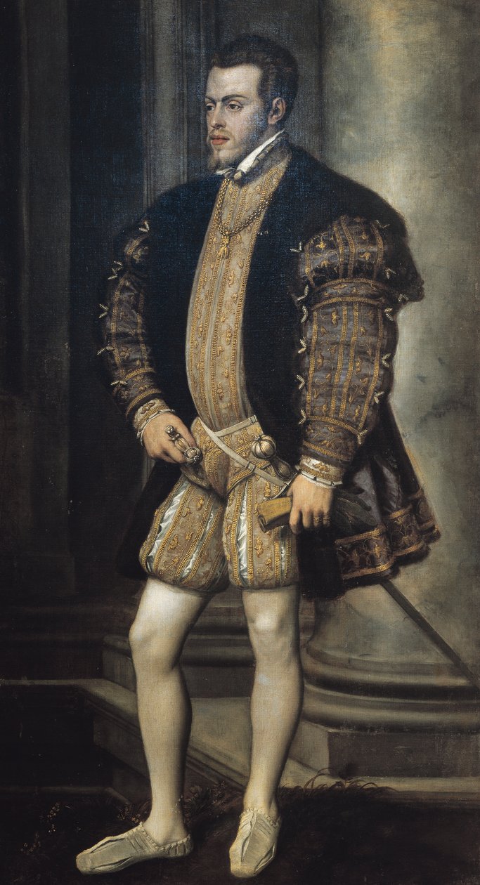 Portrait of Philip II of Spain by Titian (c.1488 1576)