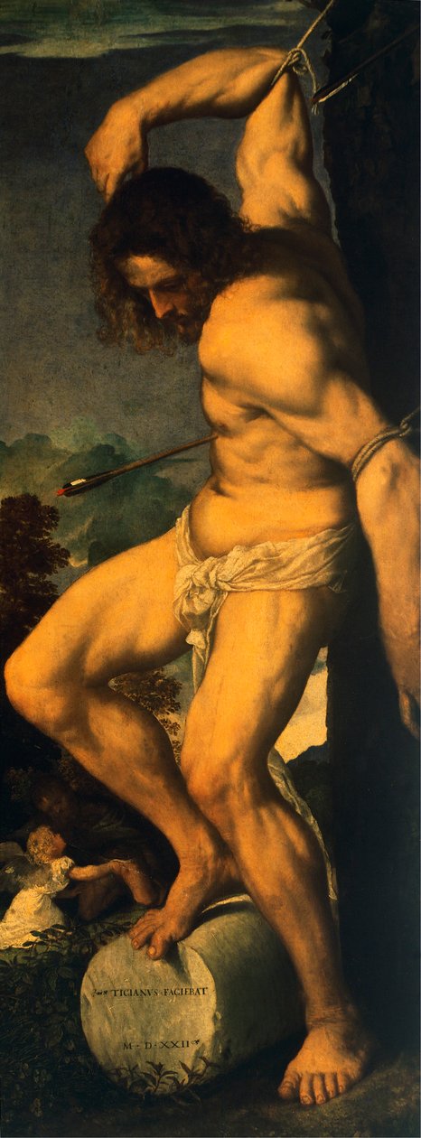 San Sebastian (detail) by Titian (c.1488 1576)
