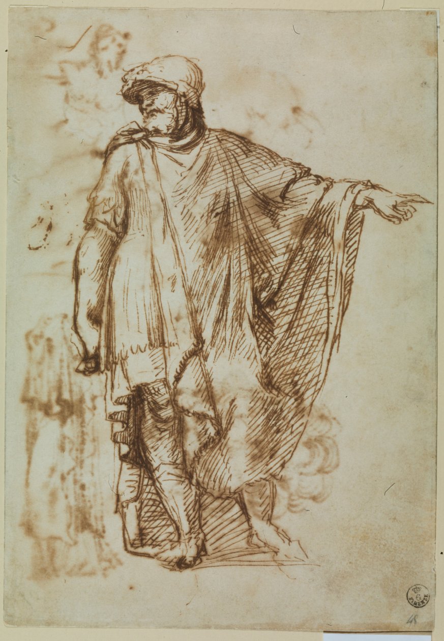 Soldier with Mantel by Titian (c.1488-1576)