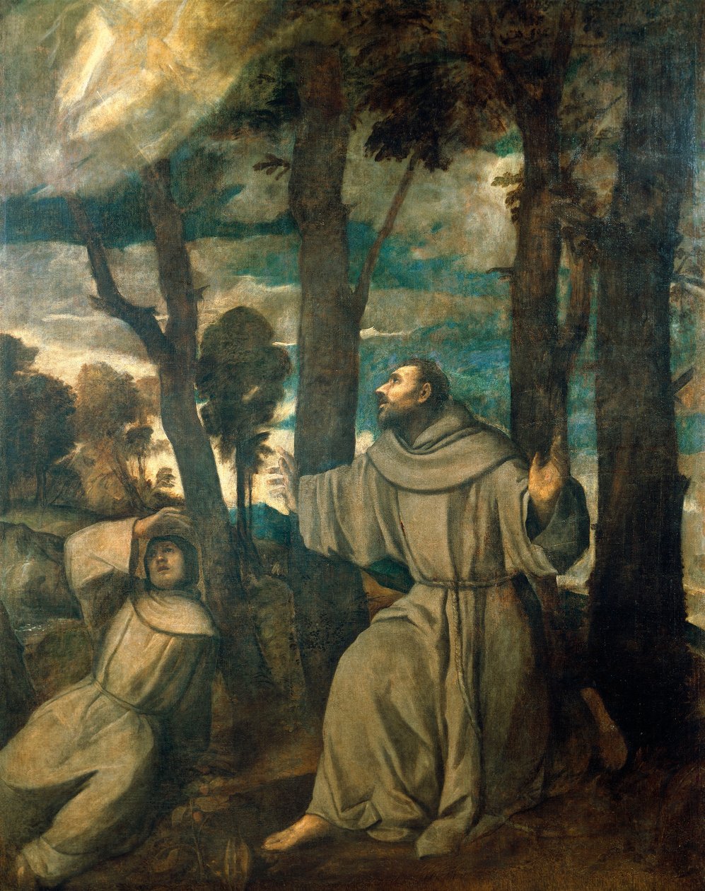 St Francis Receiving Stigmata by Titian (c.1488 1576)