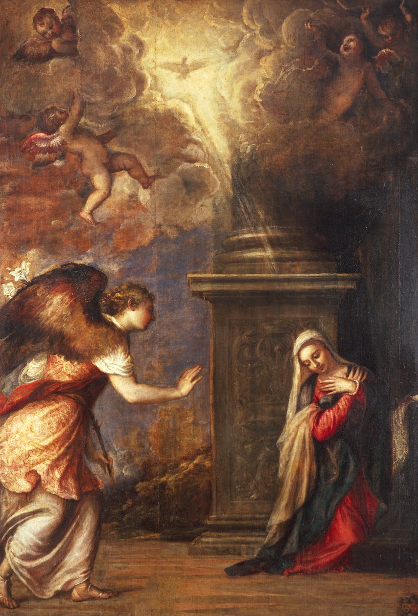 The Annunciation by Titian (c.1488 1576)