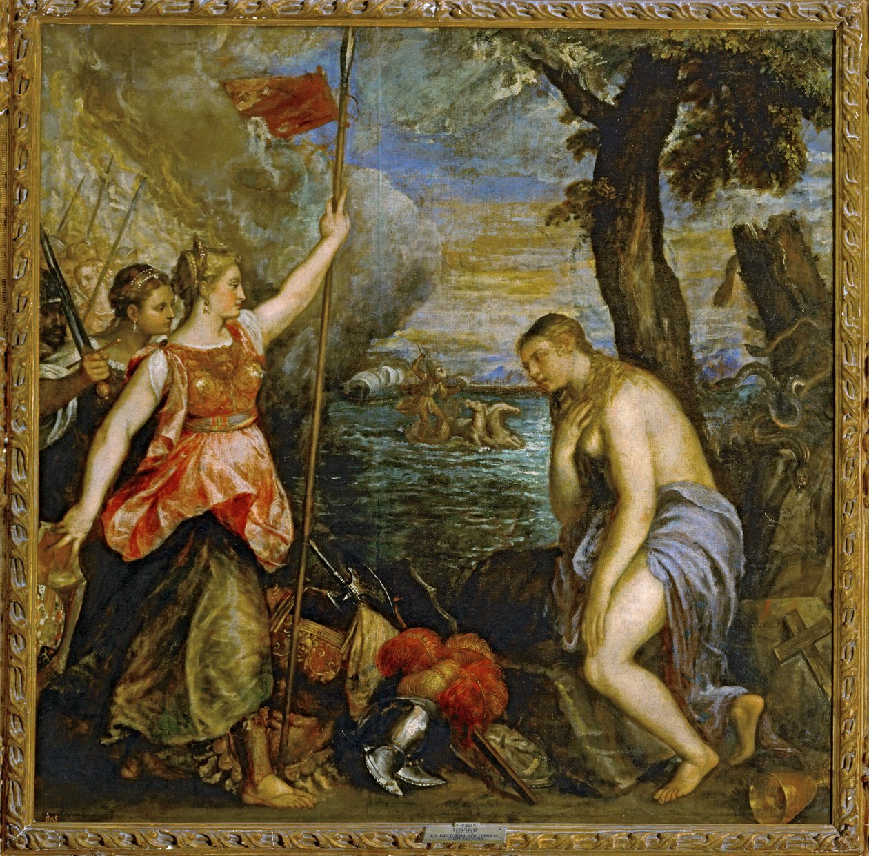 The Religion Aided by Spain by Titian (c.1488 1576)