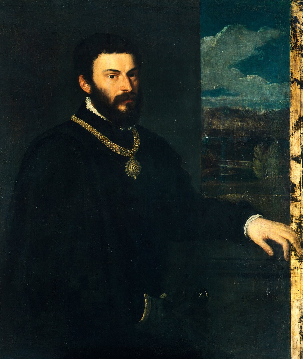 Count Antonio Porcia and Brugnega by Titian (c.1488 1576)