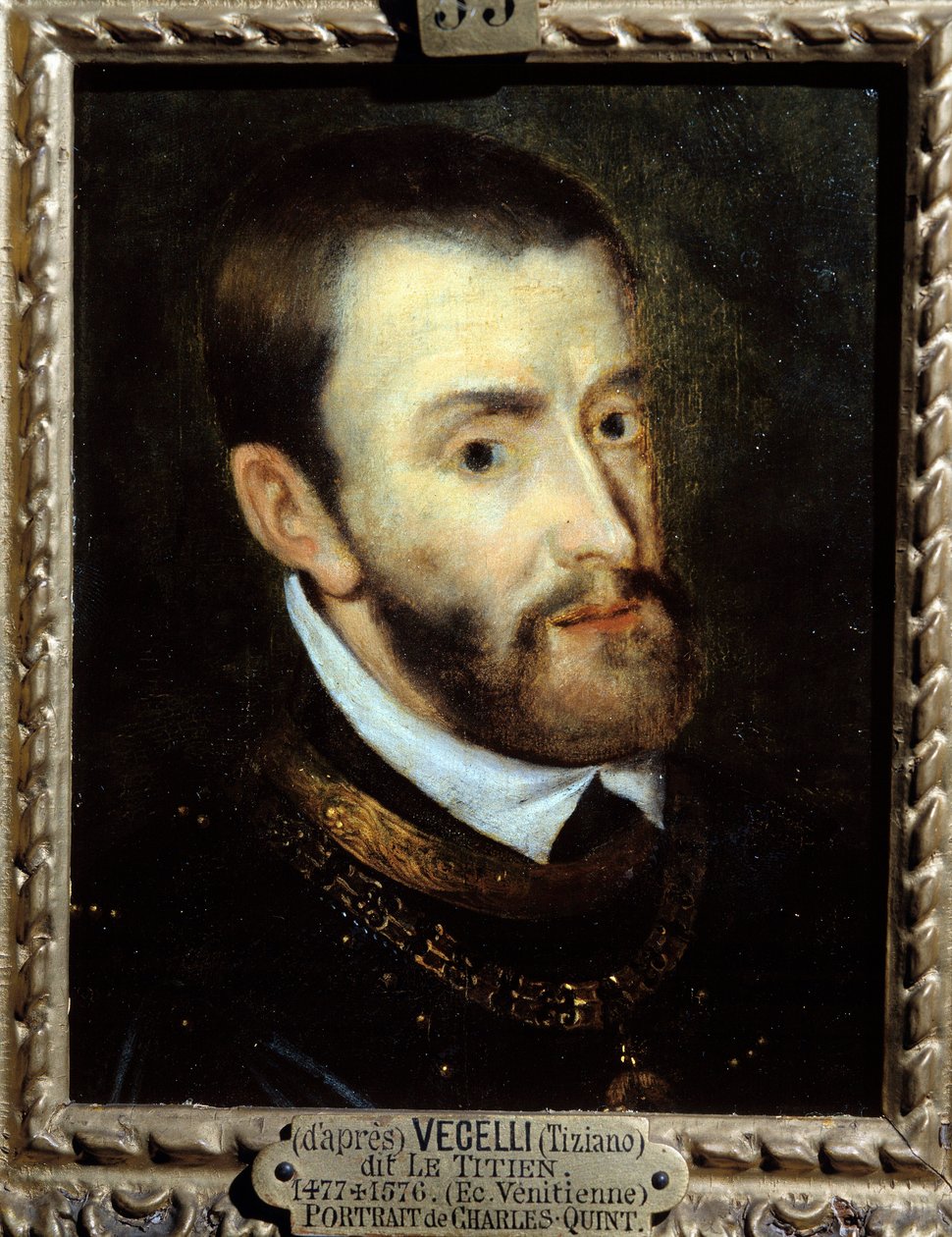 Portrait of Emperor Charles V by Titian (c.1488 1576)