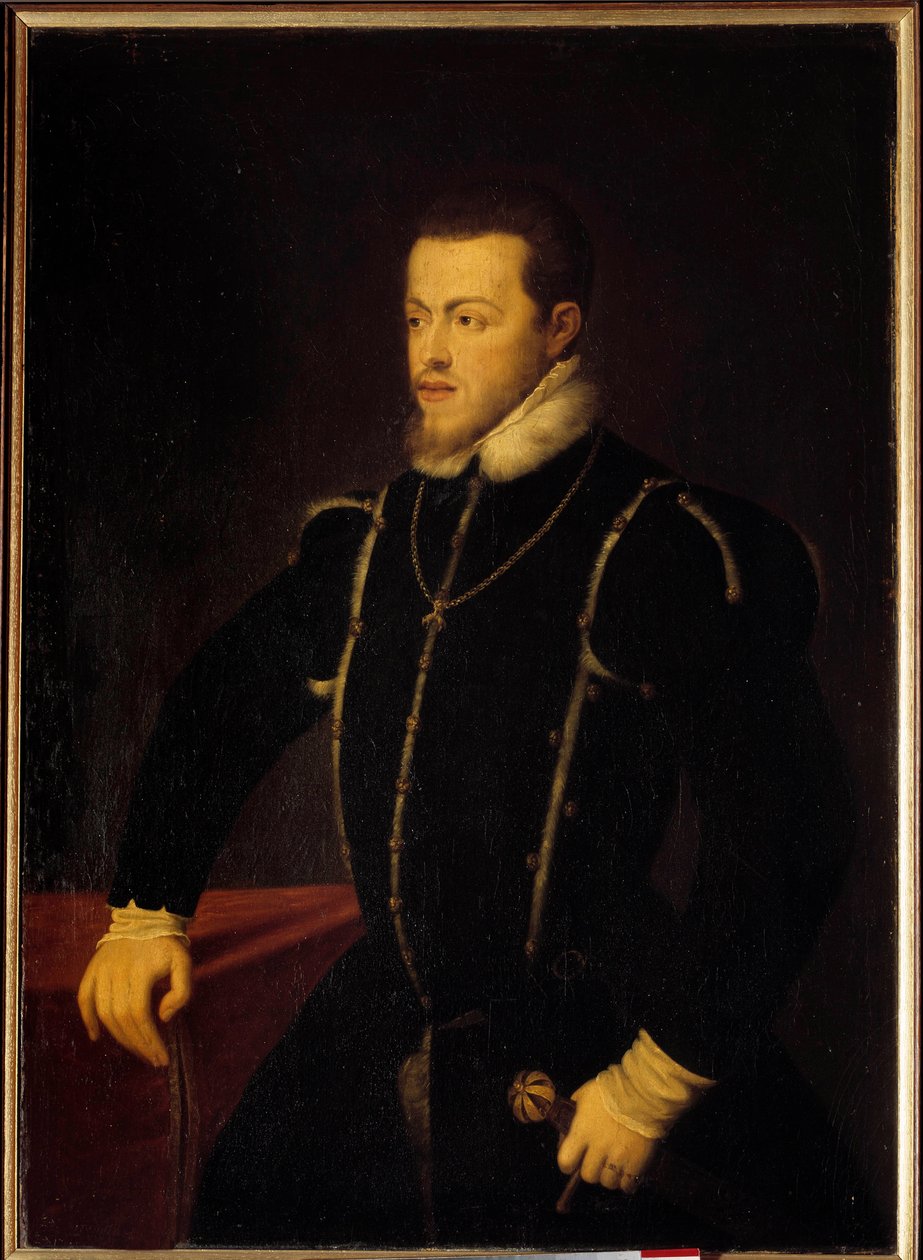 Portrait of Philip II, King of Spain and Portugal by Tiziano Vecelli