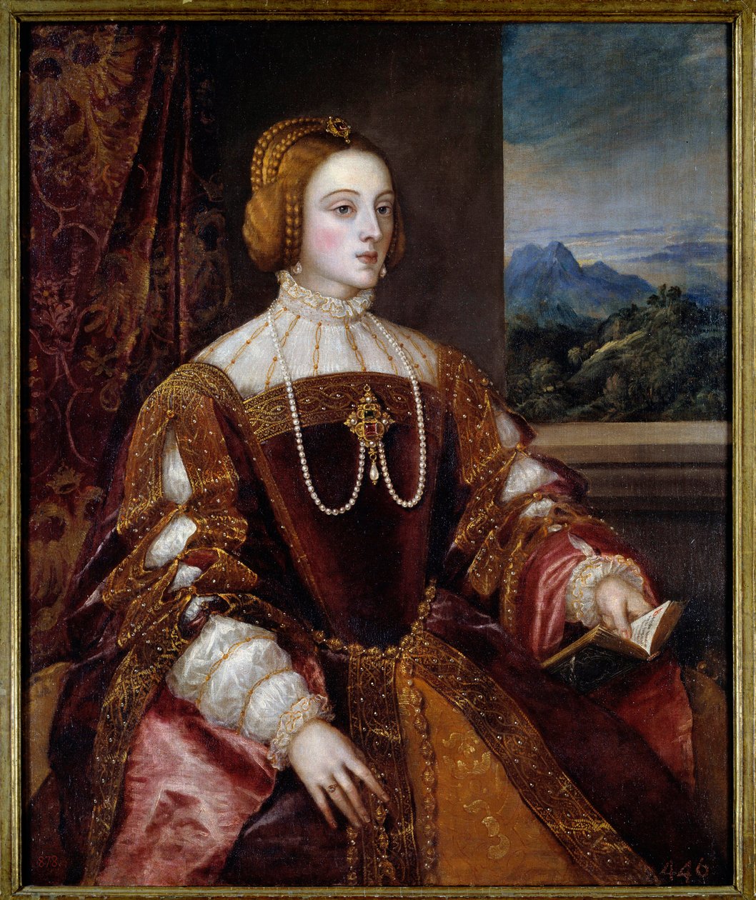 Portrait of the Empress Isabella of Portugal by Tiziano Vecelli