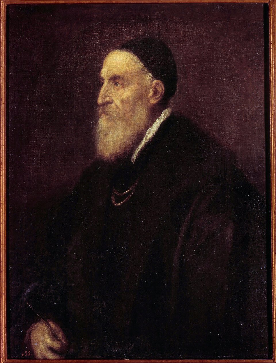 Self-portrait by Tiziano Vecelli