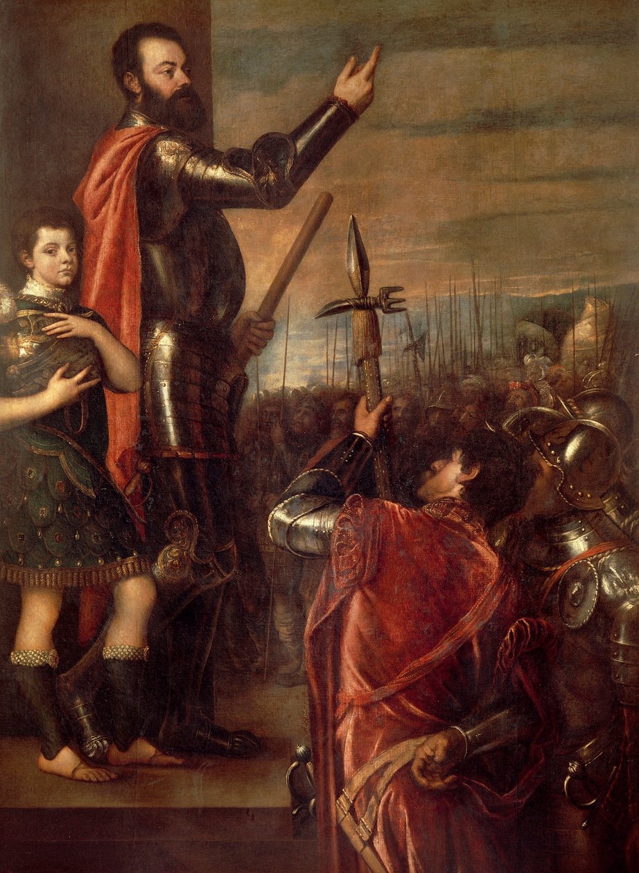 The Allocution of Alfonso d’Avalos to His Troops by Titian (c.1488 1576)