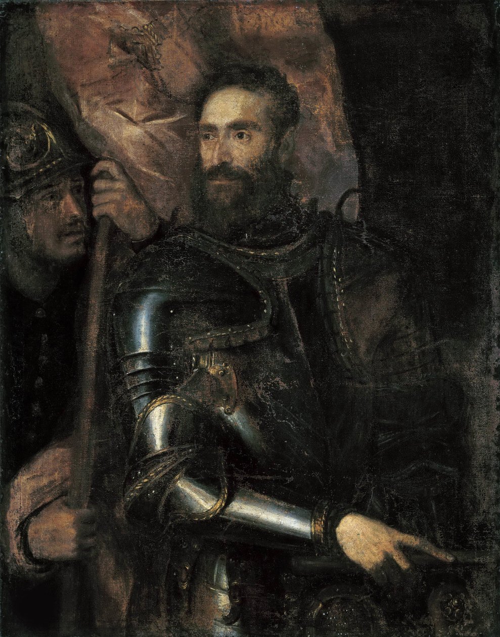 Portrait of Pier Luigi Farnese, c. 1546 by Titian