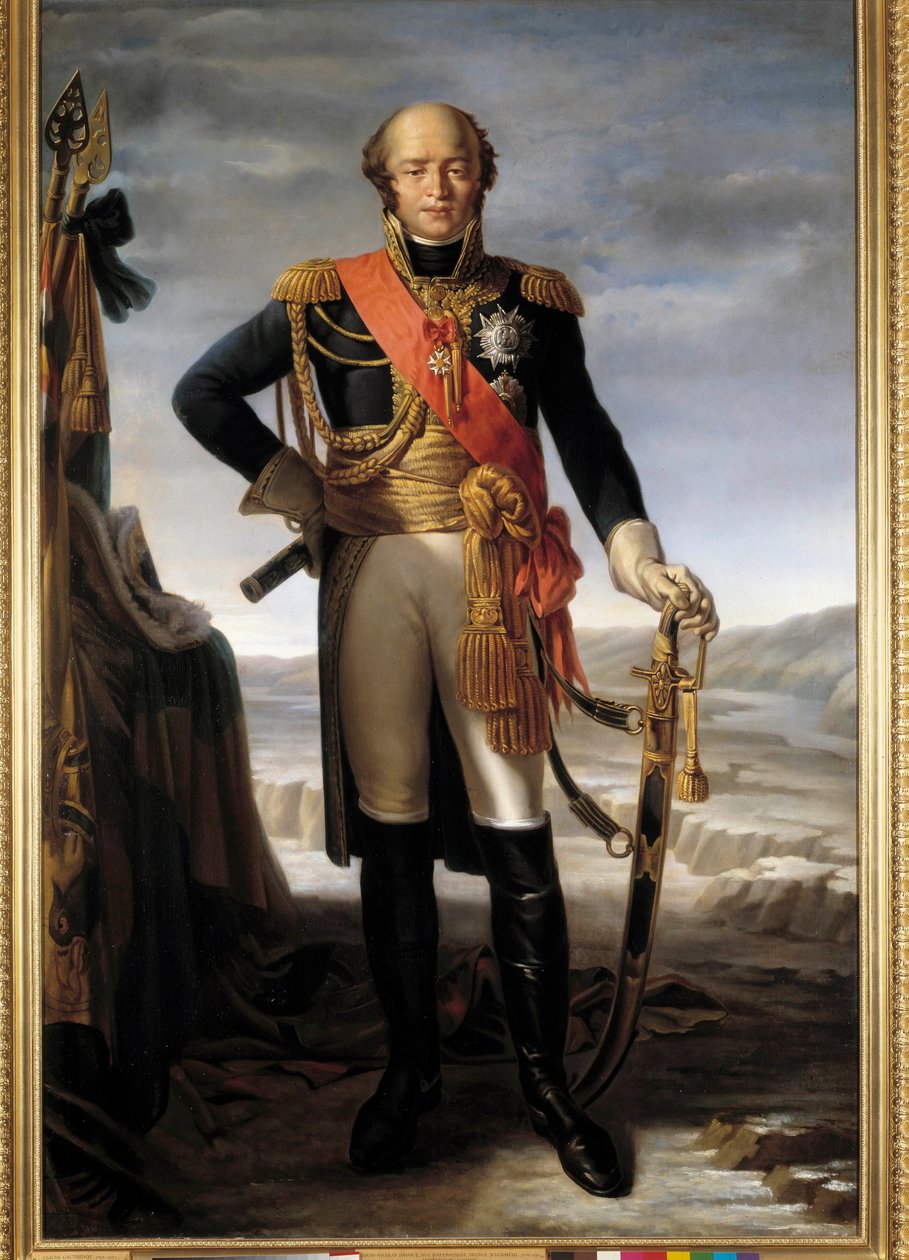 Full-length portrait of Louis Nicolas d