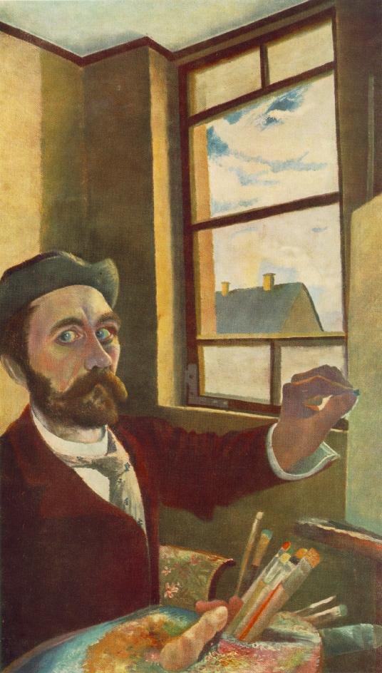 Self-portrait by Tivadar Kosztka Csontvary