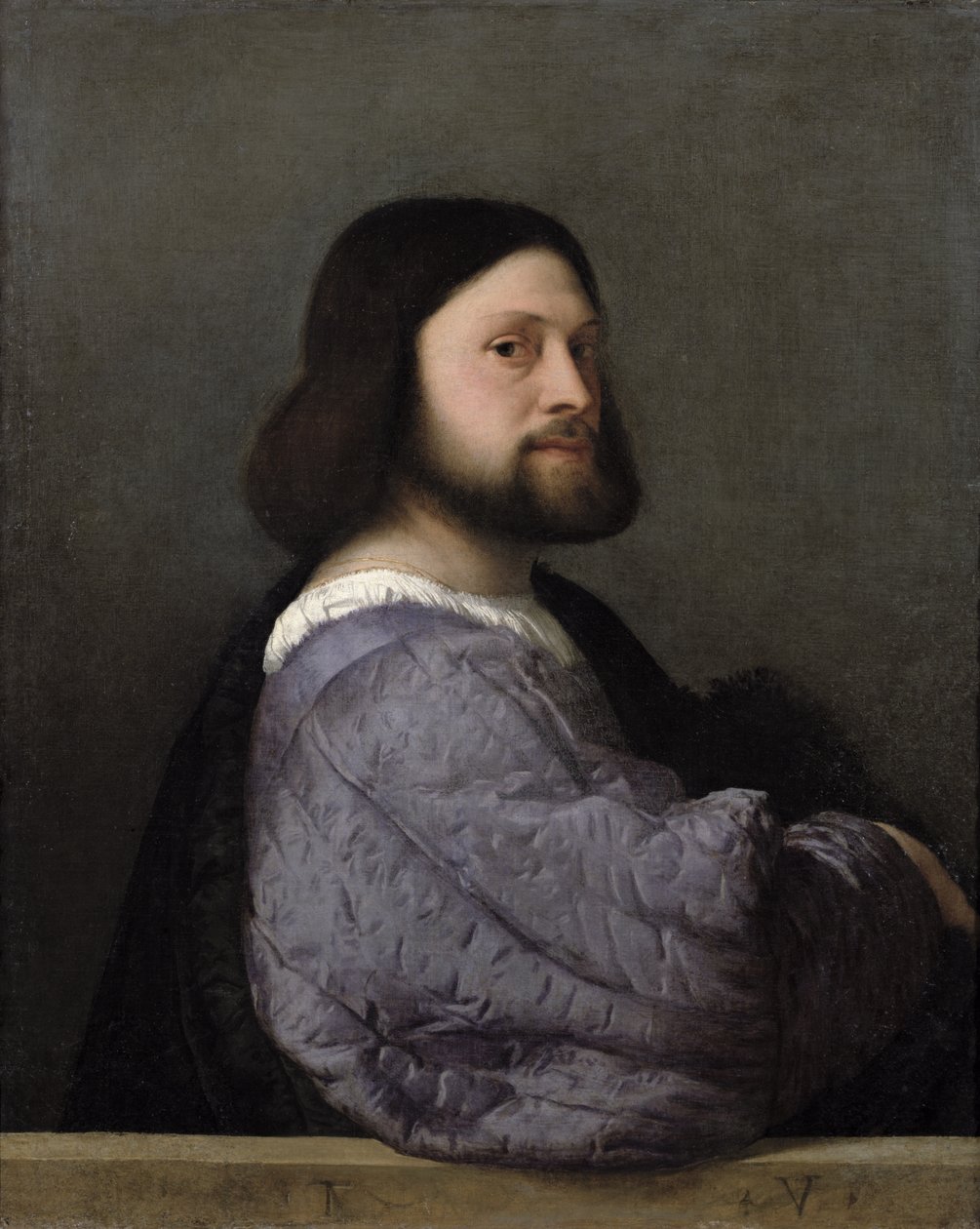 Portrait of a Man, c.1512 by Tiziano Vecelli
