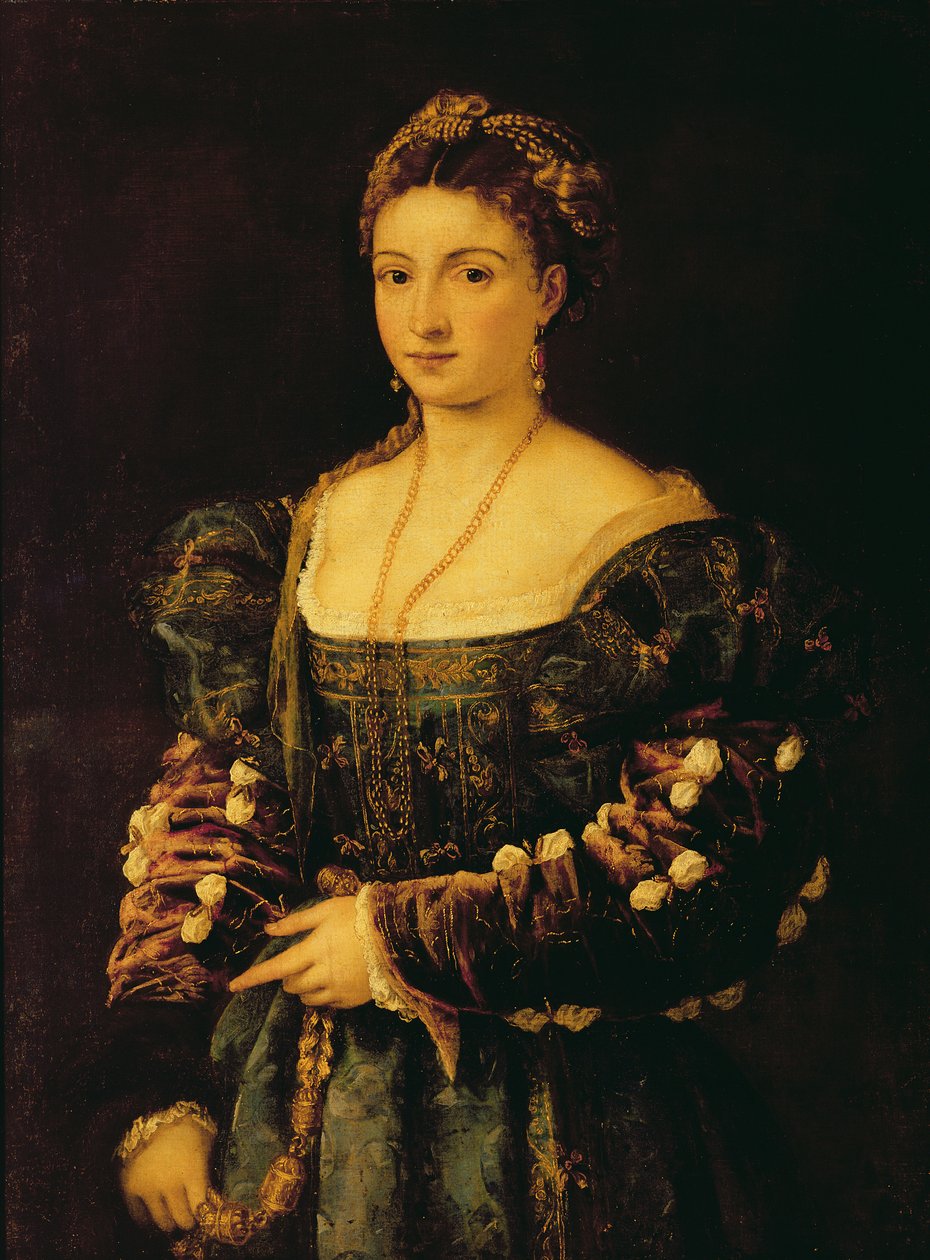 Portrait of a Woman, Called La Bella by Tiziano Vecelli