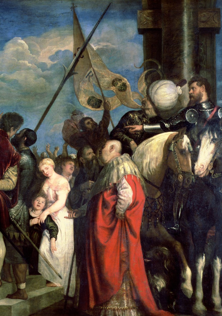 Ecce Homo, 1543 (detail) by Tiziano Vecelli