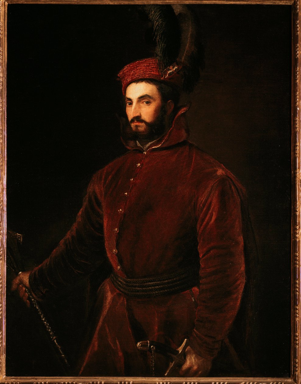 Portrait of Ippolito de Medici by Tiziano Vecelli