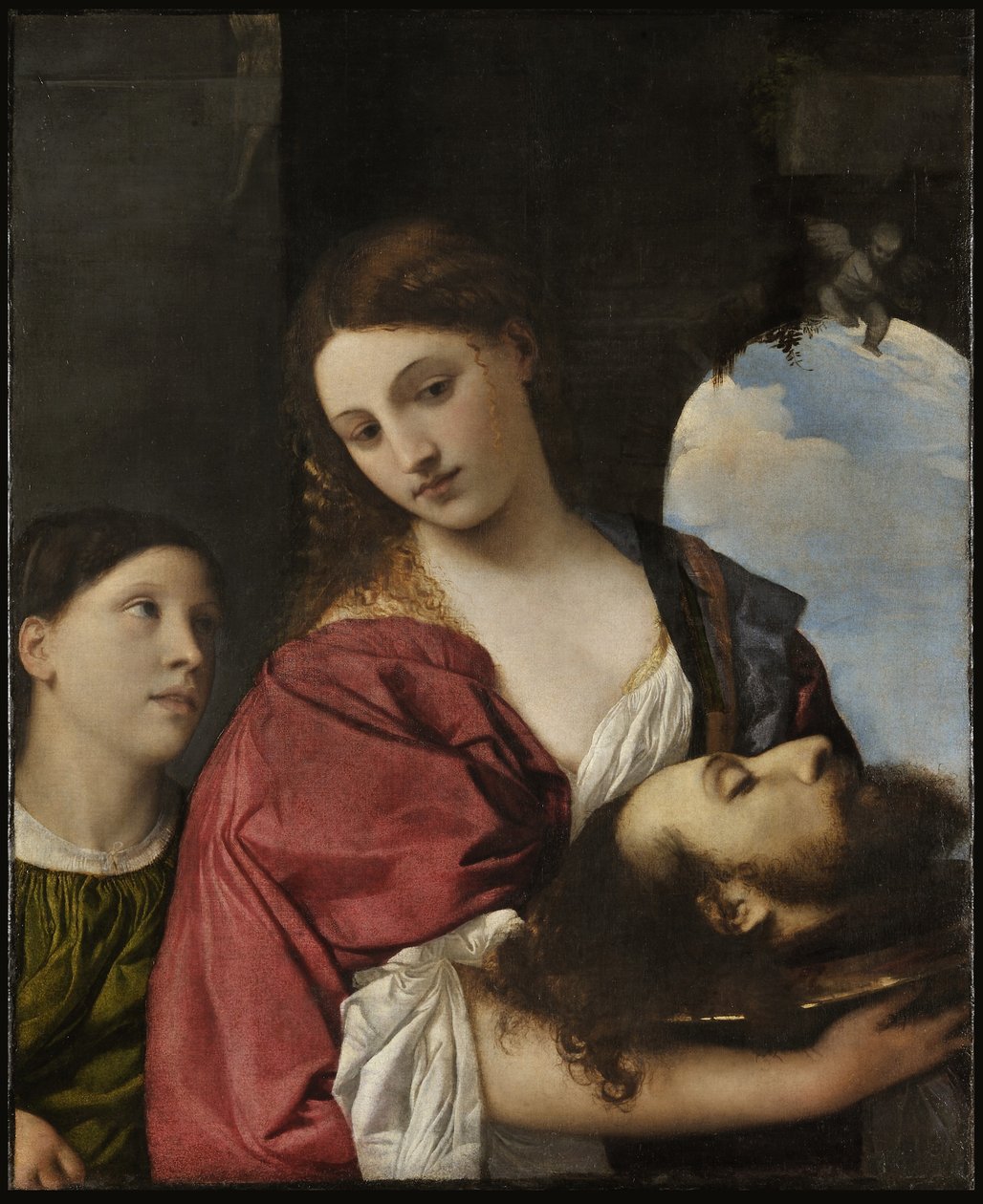 Salome with the Head of John the Baptist by Tiziano Vecelli
