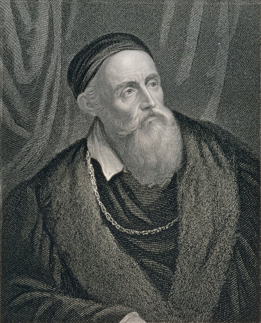 Self Portrait, engraved by William Holl, pub. by William Mackenzie by Tiziano Vecelli