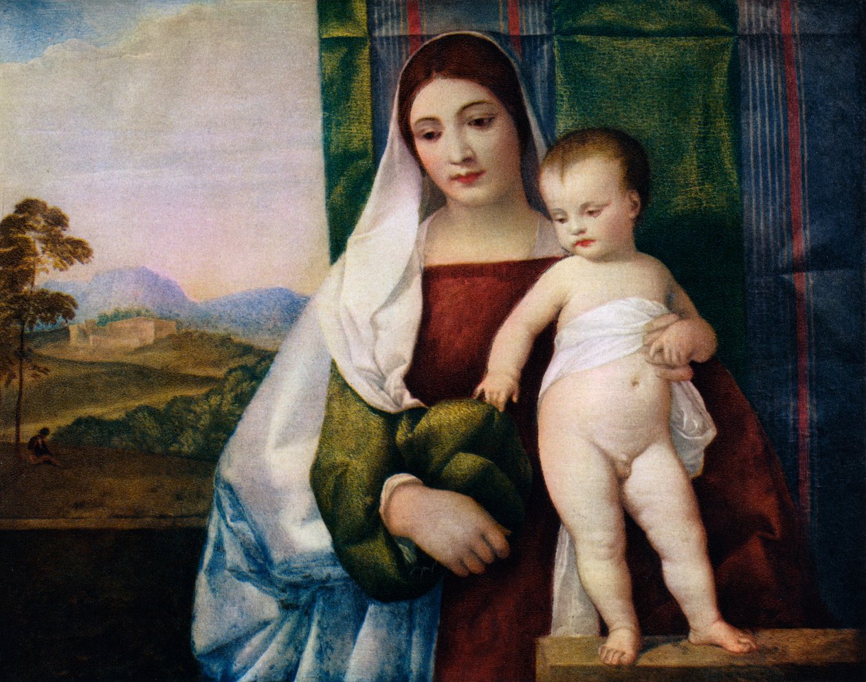 The Gypsy Madonna by Tiziano Vecelli