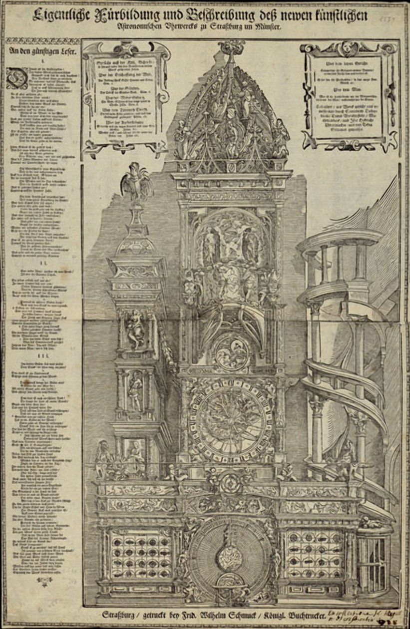 Actual Representation and Description of the New Artistic Astronomical Clockwork in Strasbourg by Tobias Stimmer
