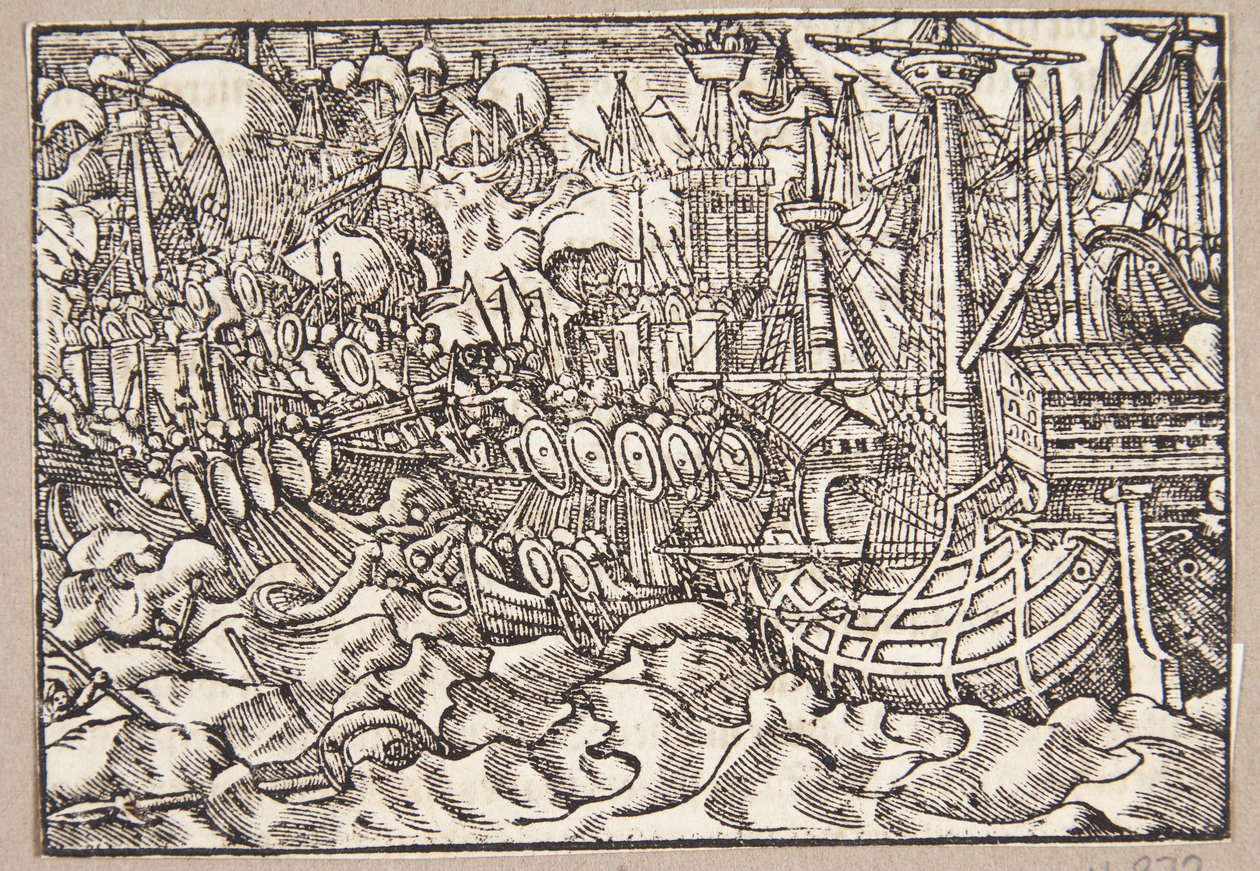 Gaius Duillius Triumphs in a Naval Battle Over the Carthaginians by Tobias Stimmer