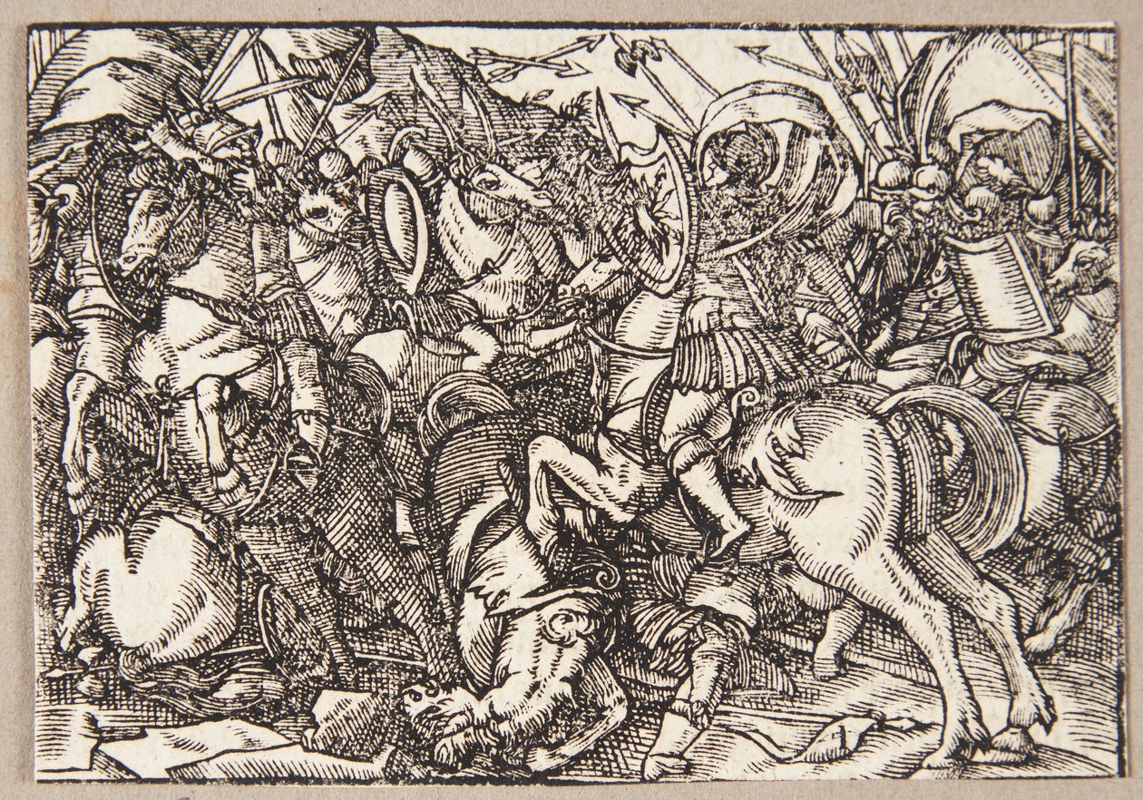 M. Decius Leads the Romans in Battle Against the Latins by Tobias Stimmer