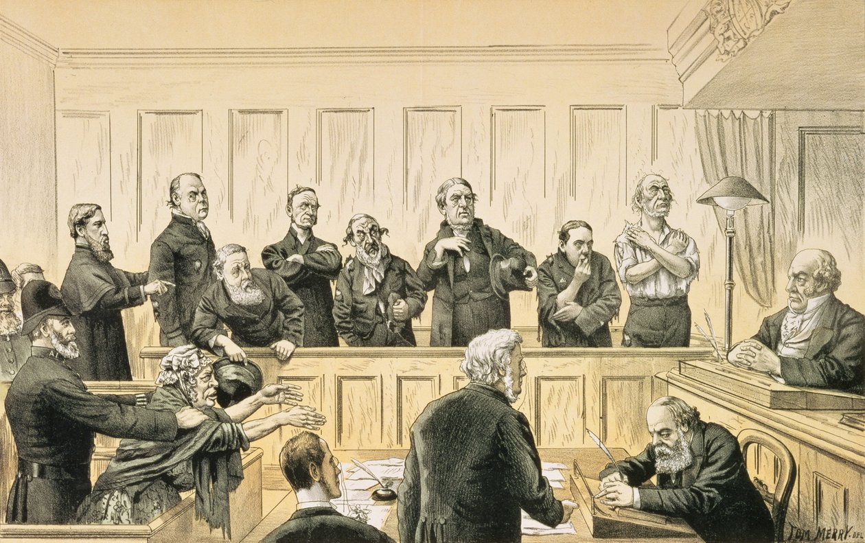 Scenes in the Liberal Union, No. 4 The Magistrate and the Refractory Casuals, from 