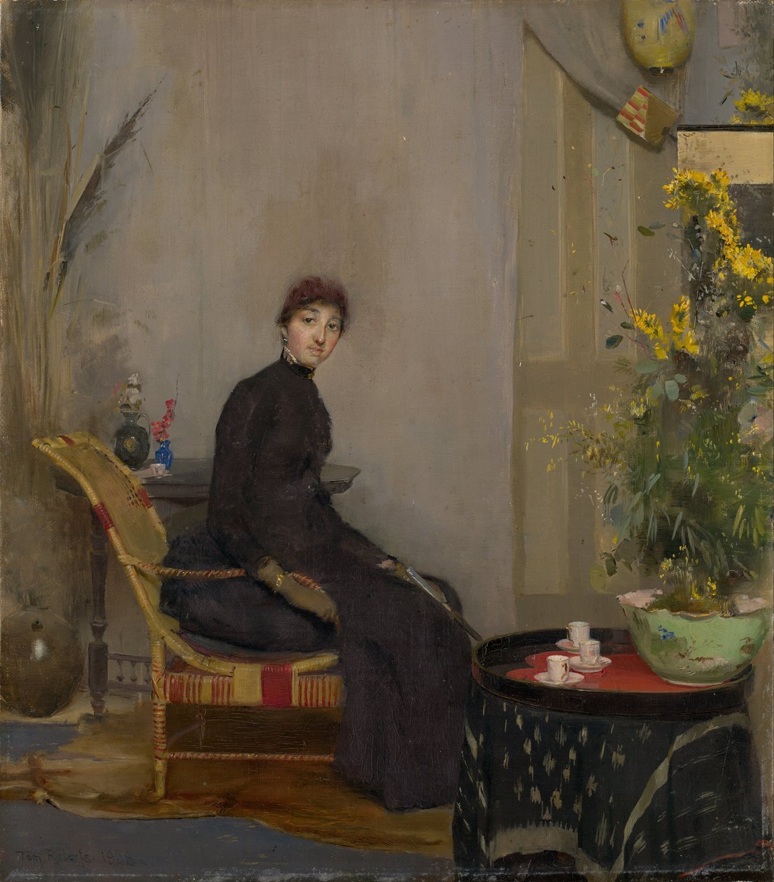 Mrs. L. A. Abrahams by Tom Roberts